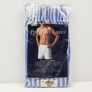 Polo Ralph Lauren Vintage One Woven Boxer Cotton Men's Underwear 40 NOS Sealed